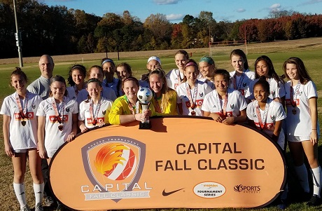 Twenty-six teams claim division titles at 2017 Capital Fall Classic Girls Weekend